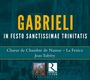 Giovanni Gabrieli (1557-1612): Canzoni & Sonate - "In Festo sanctissimae Trinitatis", CD