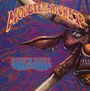 „MONSTER MAGNET“ oben, „SUPERJUDGE“ unten. Psychedelische Farben, Gesicht und Hörner eines bizarren Wesens.