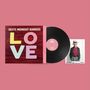 Die Worte "DEXYS MIDNIGHT RUNNERS" und "LOVE" sind auf einem Albumcover zu sehen. Daneben eine Schallplatte und ein Foto.