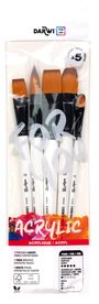 : Darwi For You, Set mit 5 breiten Pinseln, Div.