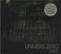 Runder Aufkleber: „Their fourth album recorded in 1984. New complete remastering + bonus track.“ Text unten: „UNIVERS ZERO UZED“.
