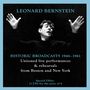 Leonard Bernstein - Historical Recordings 1941-1961 (Rundfunkmitschnitte aus NY & Boston), CD