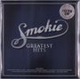 "Smokie Greatest Hits" in stilisierter Schrift, Limited Edition-Sticker rechts oben, dunkelblauer Hintergrund.