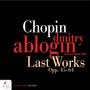 Frederic Chopin: Klavierwerke "Last Works", CD