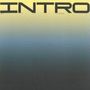 Text "INTRO" oben. Farbverlauf von gelb zu blau und grau darunter.