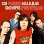 „the flaming sideburns | hallelujah rock’n’rollah“. Fünf Männer schauen in die Kamera, einer trägt ein Shirt mit Tigermotiv.
