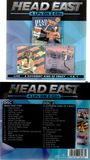 "HEAD EAST 4 LPs ON 2 CDs" steht oben, darunter Albumcover und zwei Tracklisten von "Disc 1" und "Disc 2".