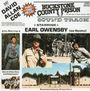 "David Allan Coe", "Buckstone County Prison", "Sound Track", "Earl Owensby". Szenen aus einem Gefängnis mit Soldaten.