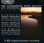 GOTHENBURG WIND QUINTET, EVA KNARDAHL, Werke von RIMSKY-KORSAKOV, BERWALD, BEETHOVEN. Logo oben, Landschaftsfoto rechts.