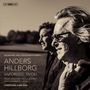 Ein Mann im Profil mit Sonnenbrille, lächelnd, im Freien. Text: "Anders Hillborg, Vaporised Tivoli, Christian Karlsen."
