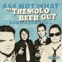 "ASK NOT WHAT THE TREMOLO BEER GUT CAN DO FOR YOU..." Vier Männer in Retro-Stil, einer trägt eine Sonnenbrille.