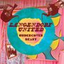 Texte: LANGENDORF UNITED, UNDERCOVER BEAST. Illustration mit bunten Mustern, Teekannen, Foto und Vorhang.