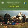 Romantic Opera in Sweden, vol. 11. TIRFING. Gemälde: Krieger, Frauen, Pferd auf Feld.