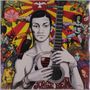 Jorge Ben. Illustration: Mann mit Gitarre, farbenfrohe Figuren, ein Tukan und Sonnenstrahlen im Hintergrund.