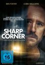 „Sharp Corner: Tödliche Obsession“, Ben Foster mit nachdenklichem Ausdruck, Auto mit Scheinwerfern im Nebel.