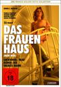 Text: "Das Frauenhaus (Blue Rita). Lockvogel: Frau. Köder: Sex. Objekt: Mann. FSK ab 18." Eine Frau auf einer Wendeltreppe.