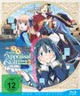 "As a Reincarnated Aristocrat, I’ll use my Appraisal Skill to rise in the world 2, Staffel 2." Vier Anime-Charaktere in bunten Kleidern.