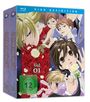 "Vol. 01", FSK ab 12, "OURAN High School Host Club". Anime-Charaktere umgeben von roten Rosen mit weißen Blüten.