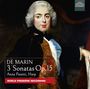 Marie-Martin Marcel Marin: Harfensonaten op. 15 Nr. 1-3, CD