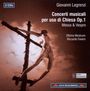 Giovanni Legrenzi: Concerti musicali per uso di Chiesa op.1, CD,CD