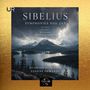 Text: "Sibelius Symphonies Nos. 2 & 5." Logo: Original HD Master. Hintergrund: Dramatische Landschaft mit Bergen und See.