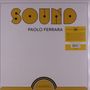 Text: "SOUND", "PAOLO FERRARA", "CANOPO". Gelber Hintergrund, moderne Schrift. Minimalistisches Design.