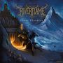 "Riverflame: Lunar Crusades". Ein Ritter reitet in leuchtender Rüstung auf einem Pferd, vor einer Bergkulisse mit Festung.
