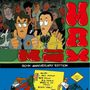 "40th Anniversary Edition", knallige Comicfiguren in einer Menschenmenge, bunter Text "MAX MIX".