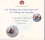 : Les Grandes Eaux Musicales De Versailles 2007, CD