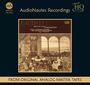 AudioNautes Recordings, LAUDATE! Musik für Stimmenakademien. Illustration von musizierenden Personen in historischem Raum.