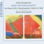 Dmitri Schostakowitsch: Streichquartette Nr.3 & 9, CD