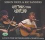 "SIMEON NICOL & RIC SANDERS - GREETINGS FROM GROLLOO. Live in The Netherlands 1 March 2003. Zwei Musiker spielen Geige und Gitarre."