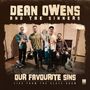 "Dean Owens and The Sinners", "Our Favourite Sins", "Live from The Slate Room". Vier Männer mit Musikinstrumenten.