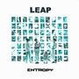 „LEAP“ oben, „ENTROPY“ unten. Vier Personen vor einer Wand voller Röntgenbilder.