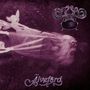 Oben steht schriftartig "Otyg", unten "Älvefärd", dazu Feenfiguren in einem mystischen, violetten Waldhintergrund.