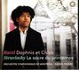 Text: "Ravel Daphnis et Chloé. Stravinsky Le sacre du printemps. Orchestre Symphonique de Montréal · Rafael Payare."  
Ein Mann mit lockigem Haar vor einem verschwommenen Hintergrund.