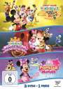 : Micky Maus Wunderhaus: Jetzt wird's bunt / Minnie-Rella / Popstar Minnie (Dreierpack), DVD,DVD,DVD
