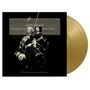 Text: "LUDWIG VAN BEETHOVEN violin concerto. Zino Francescatti, violin. Bruno Walter, conductor. Columbia Symphony Orchestra."  
Goldfarbene Schallplatte mit Violinspieler.