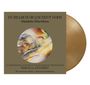 Albumcover "IN SEARCH OF ANCIENT GODS", Artwork zeigt ein mystisches Gesicht, goldene Schallplatte beigefügt.