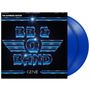 "THE EXPANDED EDITION" und "BB & Q BAND GENIE" in silber-blauem Stil mit einem blauen Vinyl-Doppelalbum.