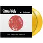 „Cheap Trick at Budokan, the Complete Concert“. Kreisförmiges Foto von zwei lächelnden Menschen, gelbe Vinylplatten.