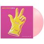 „GRUPPO SPORTIVO VINYL3! Selected songs 1992-2026“. Ein gelber Handschuh mit Gesicht auf pinkem Hintergrund.