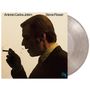 "Antonio Carlos Jobim Stone Flower" und CTI-Logo oben. Silhouette eines Mannes, der eine Zigarette raucht, in Anzug.
