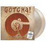 Text "GOTCHA!" oben. Unten links ein großes stilisiertes "G". Sticker: "Parental Advisory Explicit Lyrics". Schallplatte sichtbar.