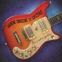 Ein Logo mit einer roten E-Gitarre. Text: "ARSENE OBSCENE AND THE LOOZERS" und "This is not a guitar".