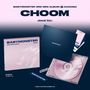 „BABYMONSTER 3RD MINI ALBUM [춤 (CHOOM)] CHOOM Jewel Ver.“ – Hülle, Buch, CD, Karten in Rosa und Blau.