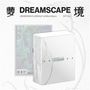 "DREAMSCAPE 夢 境, JEONGHAN X JOSHUA 1st Mini Album. KIT Ver. Ein weißes Paket vor einem Waldhintergrund."