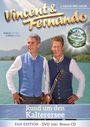 Texte: "Vincent & Fernando", "Rund um den Kalterersee". Zwei Männer in Trachten vor einem See und Bergen. Logo mit "Mein Südtirol".