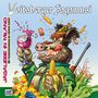 Text: “Voitsberger Jagamusi”, “Jagaleee in Milano”, “Mit Posaunenschwung ins nächste Achterl”.  
Illustration eines feiernden Wildschweins.
