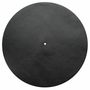 : Schallplatten-Matte Slipmat (Leder schwarz), ZUB